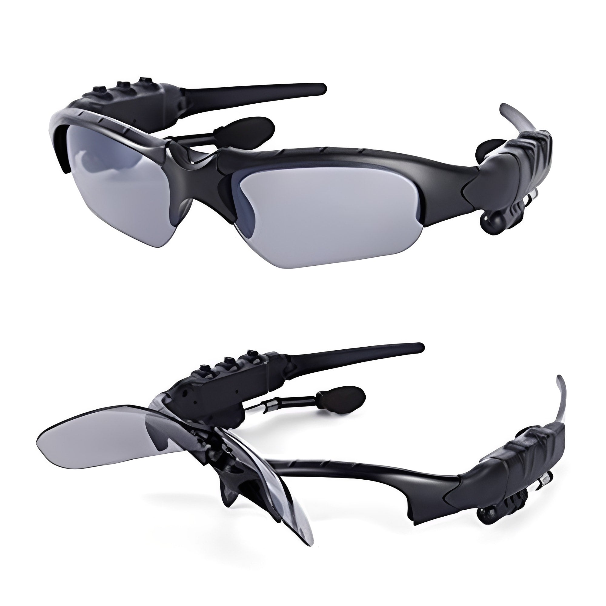 Experience Ultimate Freedom with Wireless Bluetooth Polarized Sport Glasses - Hands-Free Music and Calls!