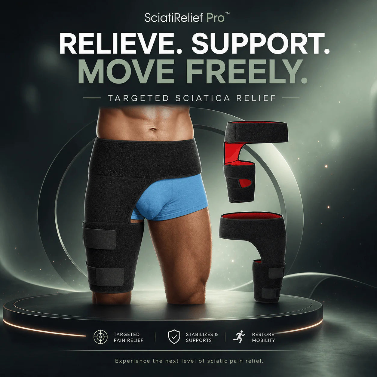 Relieviocare™ Sciatirelief Pro - Advanced Hip & Sciatic Nerve Compression Support
