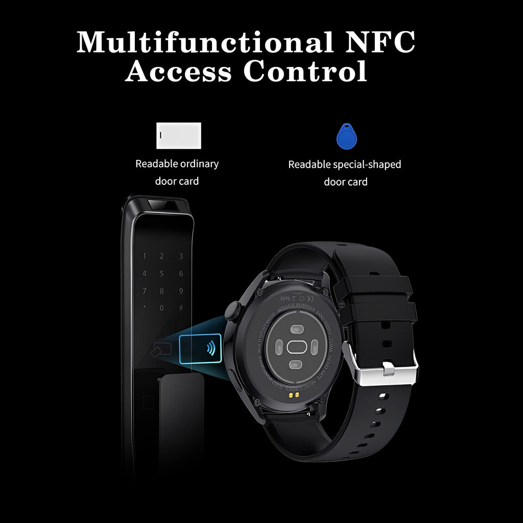 Smart Waterproof Fitness Tracker Watch with Heart Rate Monitor and Alexa Compatibility for iPhone and Android