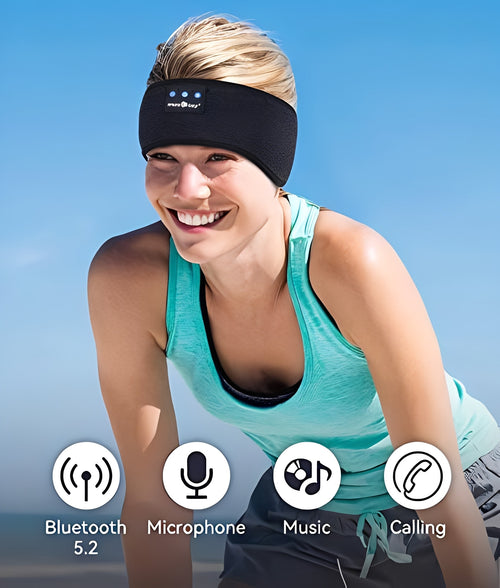Experience Ultimate Comfort with Bluetooth 5.4 Sleep Headphones - Wireless Headband for Music, Relaxation, and Active Lifestyle