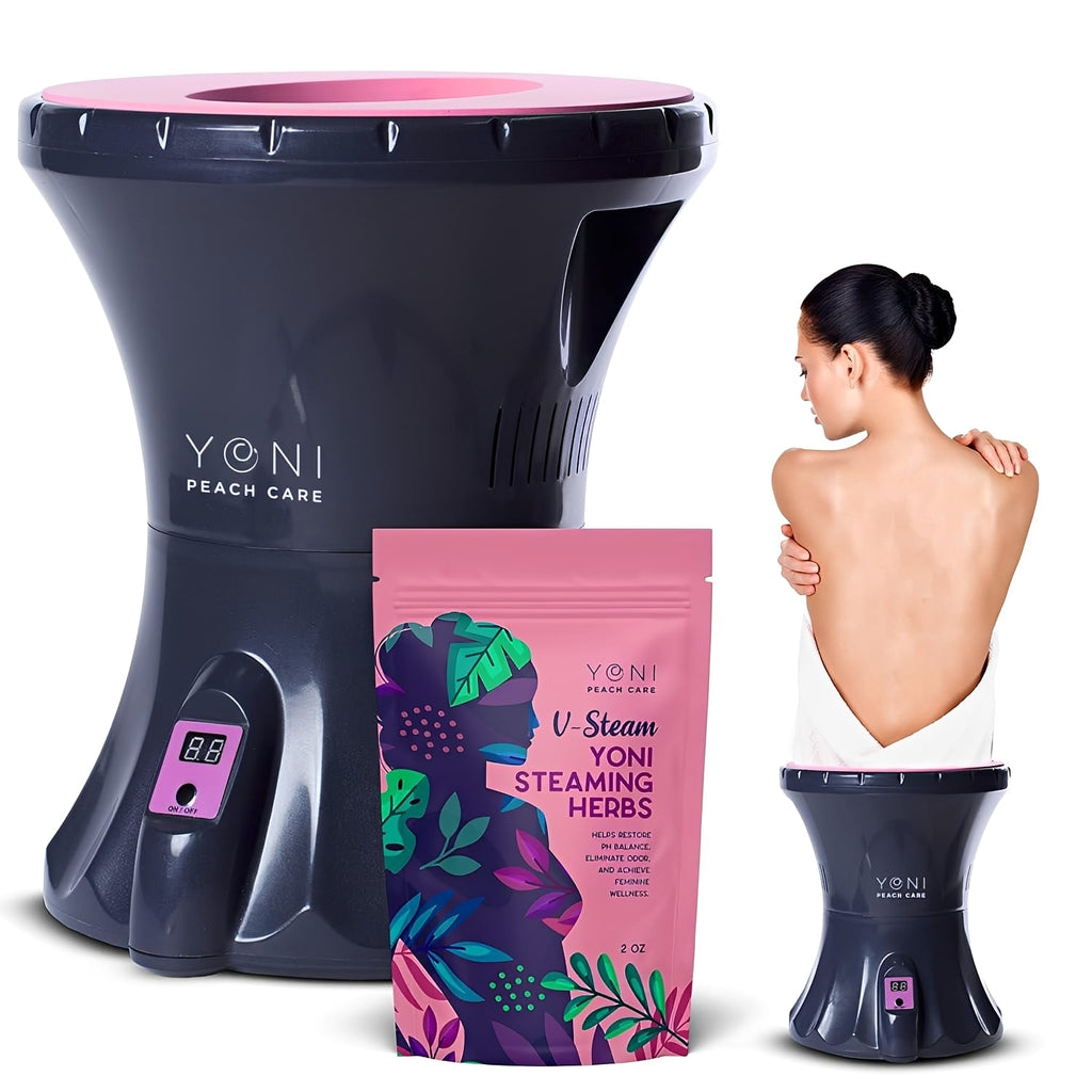 Revitalize Your Feminine Wellness with the Electric Steaming Seat - Complete Kit with Organic Herbs for pH Balance, Menstrual Relief, and Postpartum Care