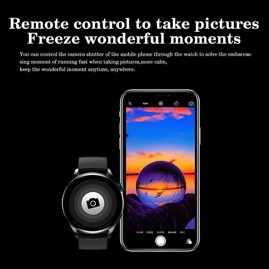 Smart Waterproof Fitness Tracker Watch with Heart Rate Monitor and Alexa Compatibility for iPhone and Android