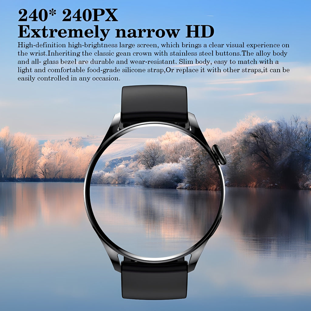 Smart Waterproof Fitness Tracker Watch with Heart Rate Monitor and Alexa Compatibility for iPhone and Android