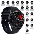Smart Waterproof Fitness Tracker Watch with Heart Rate Monitor and Alexa Compatibility for iPhone and Android