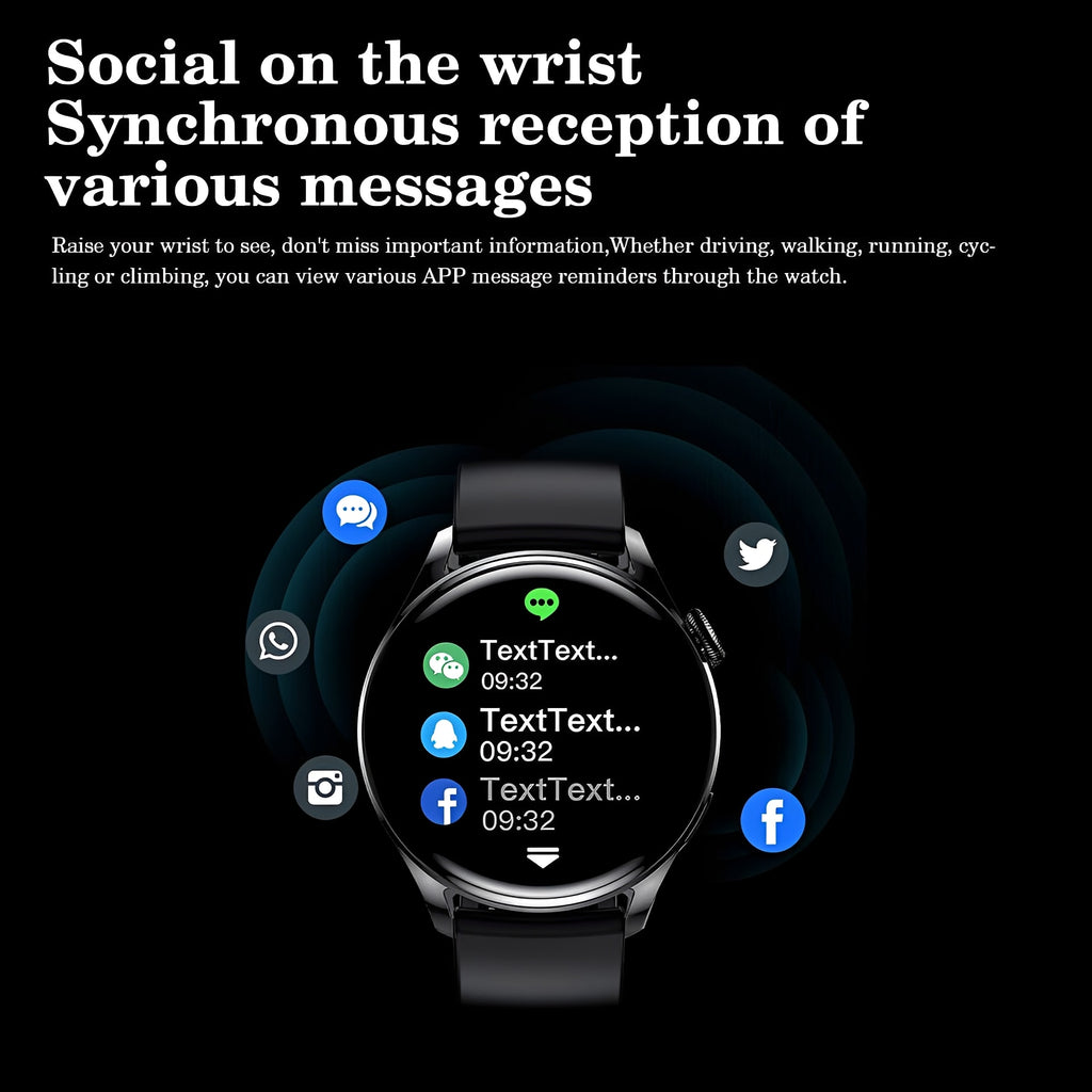 Smart Waterproof Fitness Tracker Watch with Heart Rate Monitor and Alexa Compatibility for iPhone and Android