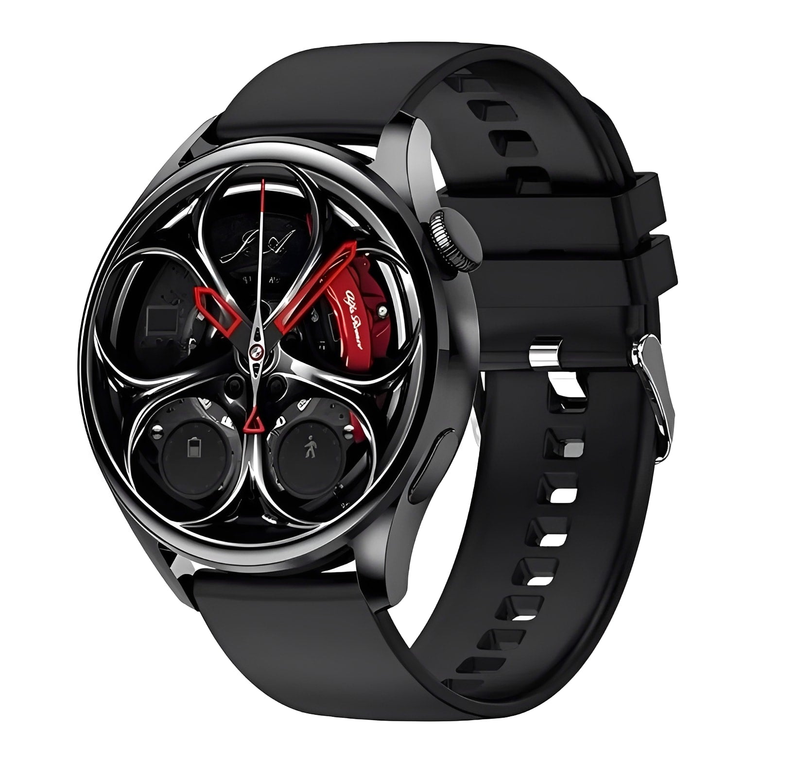 Smart Waterproof Fitness Tracker Watch with Heart Rate Monitor and Alexa Compatibility for iPhone and Android